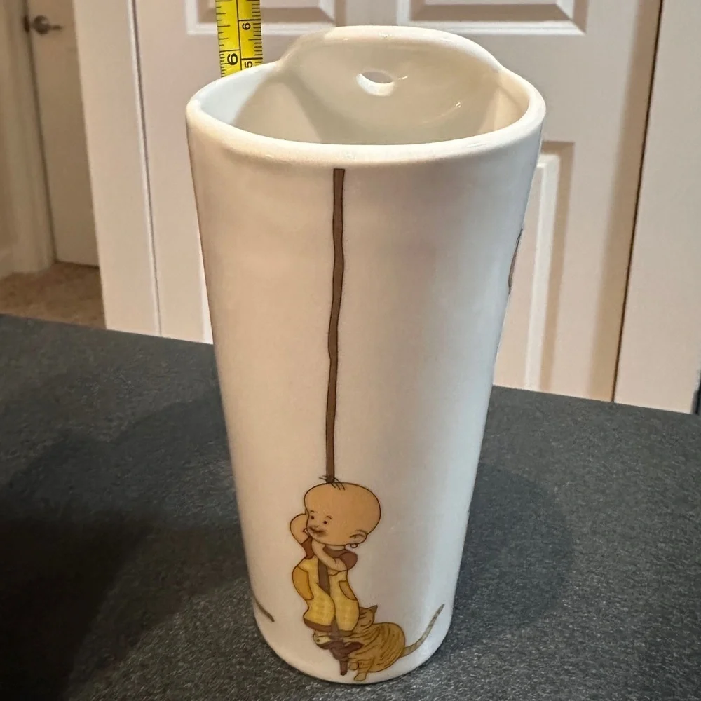 Alice for Max Brenner Chocolate by the Bald Man Ceramic Milkshake Cup Iris Zohar